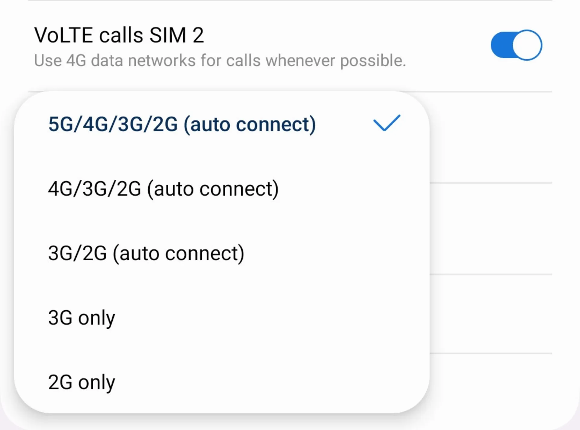 نحوه اتصال به شبکه 4.5G در گوشیهای سامسونگ