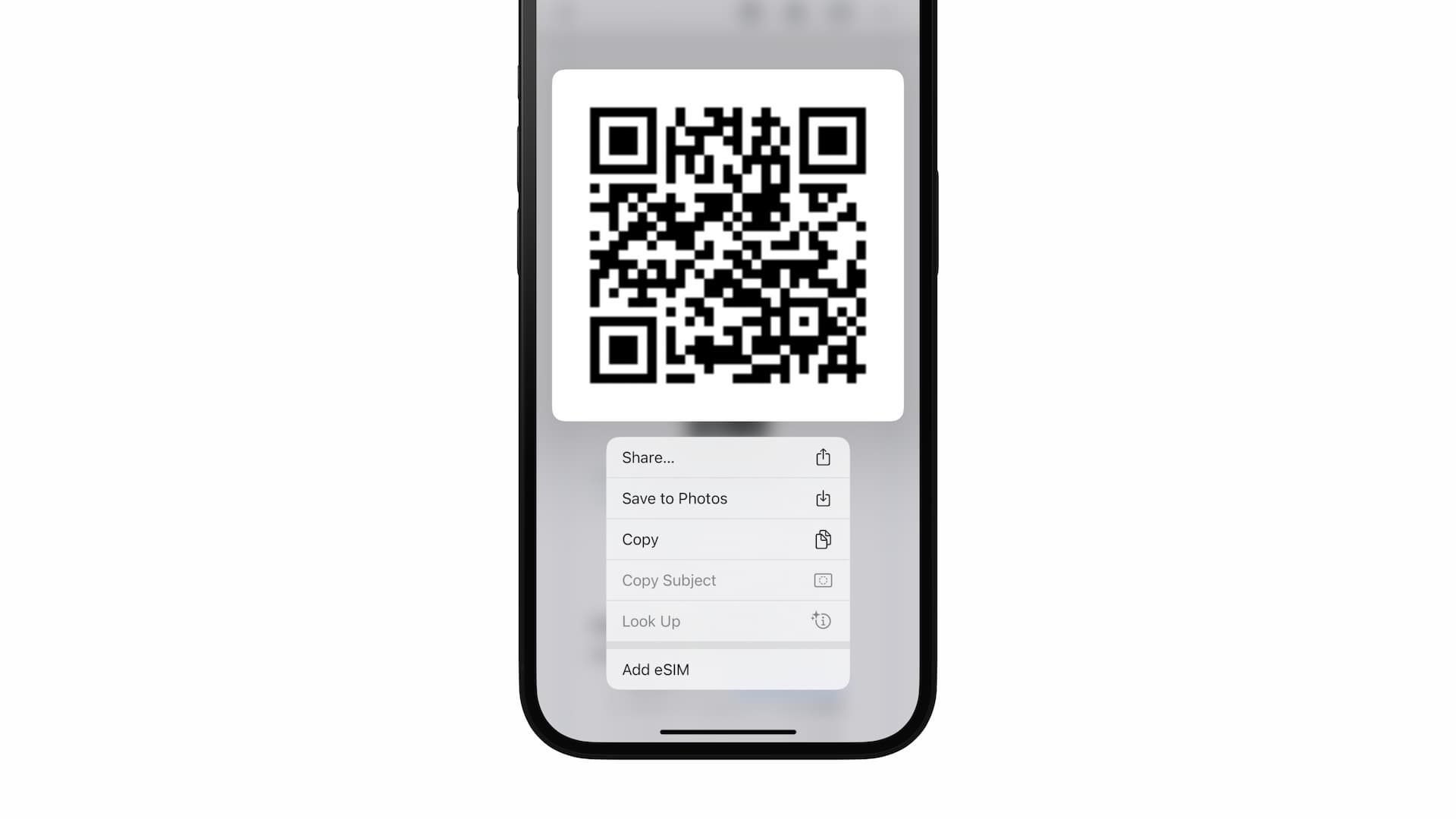 How to Install eSIM on iPhone Using QR Code